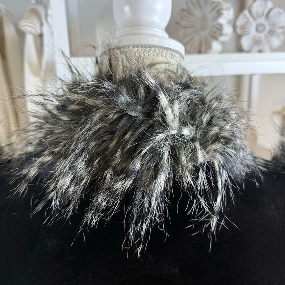 Adore women's sz. Small classic faux fur, whimsical, goth night life fun #SI-036 - Picture 5 of 10